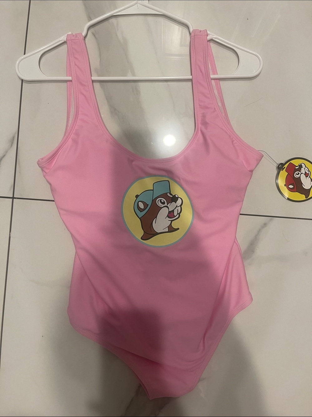 Pink Women's One-Piece Swimsuit